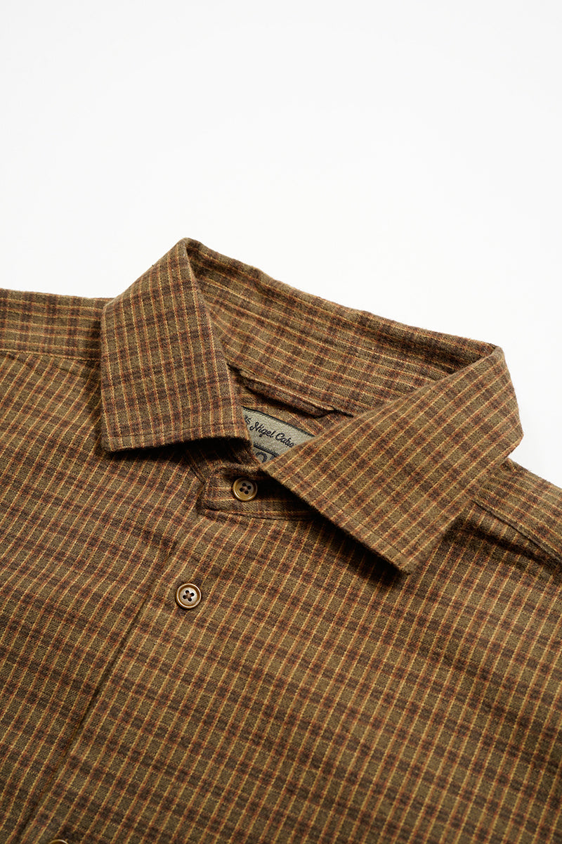 【ナイジェル・ケーボン】UNISEX / グランパシャツ - チェック / GRANDPA SHIRT - CHECK