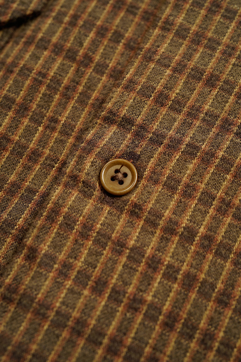 【ナイジェル・ケーボン】UNISEX / グランパシャツ - チェック / GRANDPA SHIRT - CHECK