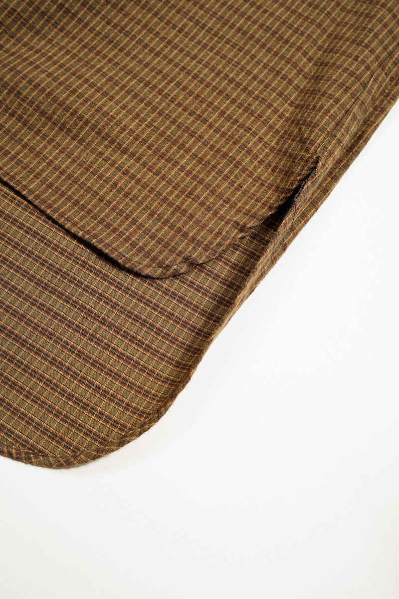 【ナイジェル・ケーボン】UNISEX / グランパシャツ - チェック / GRANDPA SHIRT - CHECK