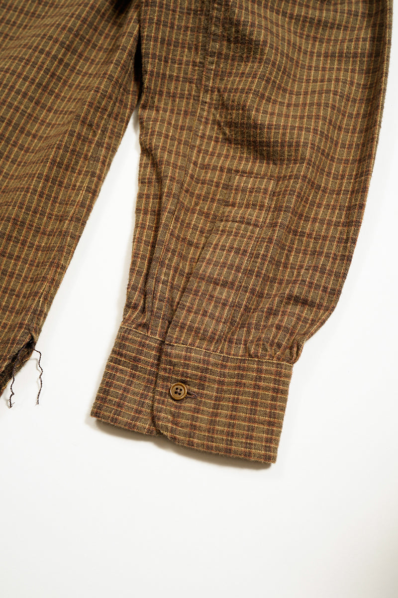 【ナイジェル・ケーボン】UNISEX / グランパシャツ - チェック / GRANDPA SHIRT - CHECK