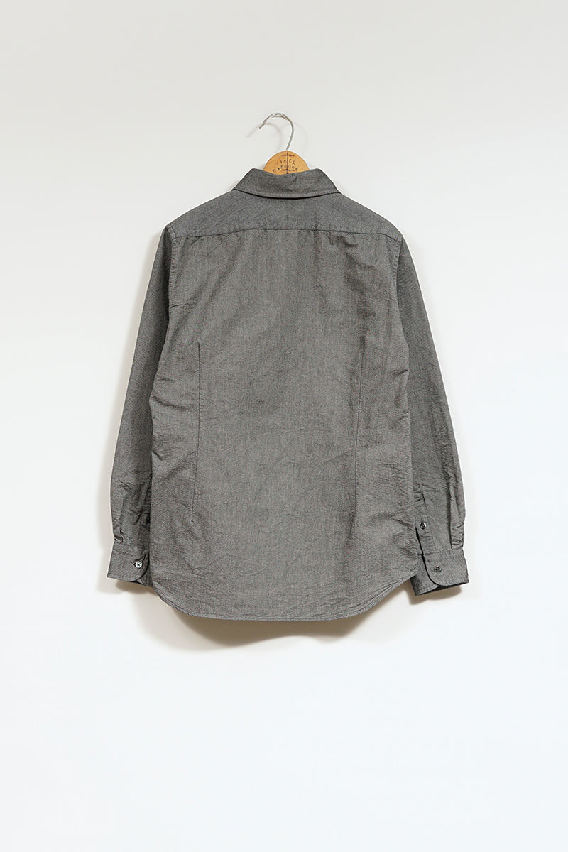 【ナイジェル・ケーボン】MAN / ブリティッシュオフィサーズシャツ - ブラック / BRITISH OFFICERS SHIRT - BLACK