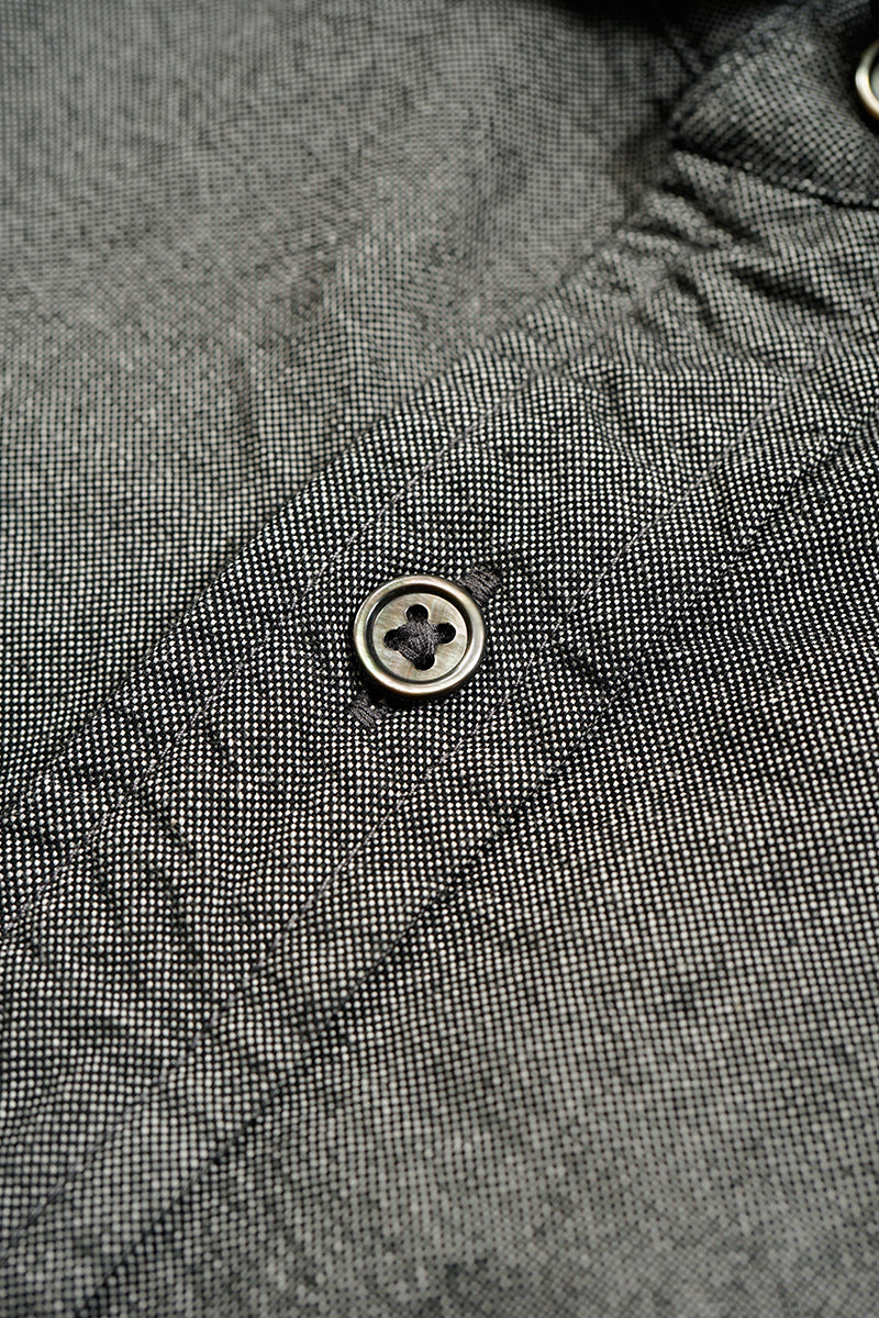 【ナイジェル・ケーボン】MAN / ブリティッシュオフィサーズシャツ - ブラック / BRITISH OFFICERS SHIRT - BLACK
