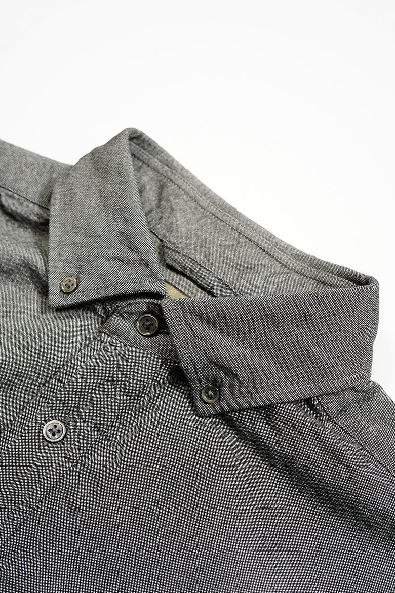 【ナイジェル・ケーボン】MAN / ブリティッシュオフィサーズシャツ - タイプ2 ブラック/ BRITISH OFFICERS SHIRT - TYPE2 BLACK