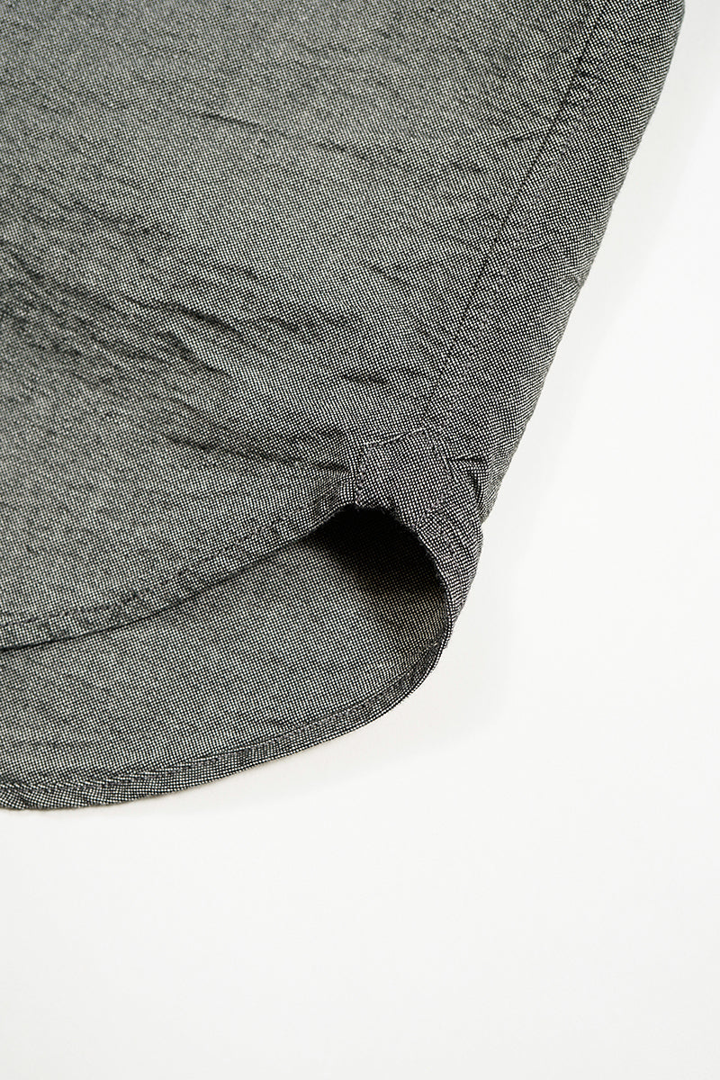 【ナイジェル・ケーボン】MAN / ブリティッシュオフィサーズシャツ - タイプ2 ブラック/ BRITISH OFFICERS SHIRT - TYPE2 BLACK