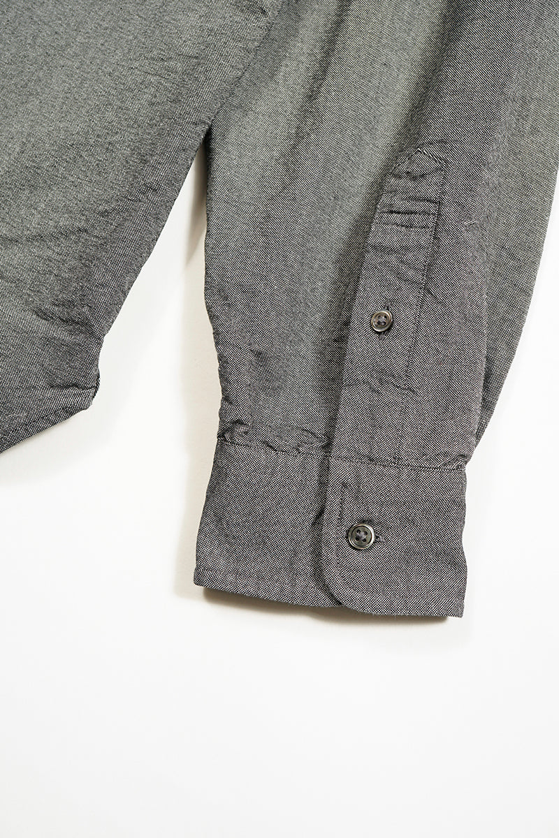 【ナイジェル・ケーボン】MAN / ブリティッシュオフィサーズシャツ - タイプ2 ブラック/ BRITISH OFFICERS SHIRT - TYPE2 BLACK