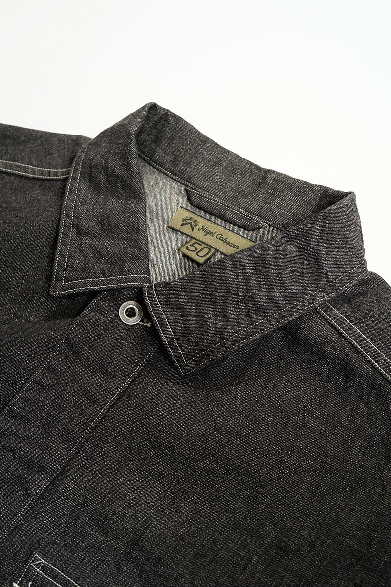 【ナイジェル・ケーボン】MAN / ユーティリティーシャツ タイプ2 - 10オンスデニムブラック / UTILITY SHIRT TYPE2 - 10oz DENIM BLACK