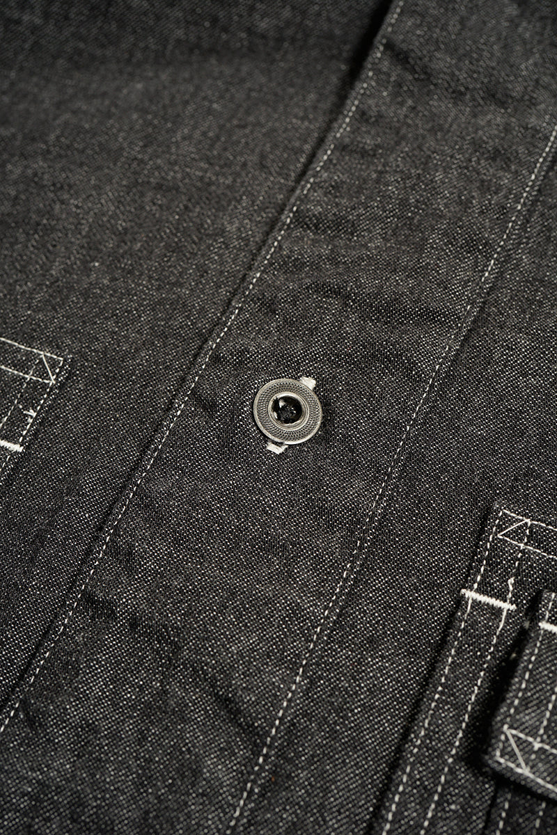 【ナイジェル・ケーボン】MAN / ユーティリティーシャツ タイプ2 - 10オンスデニムブラック / UTILITY SHIRT TYPE2 - 10oz DENIM BLACK