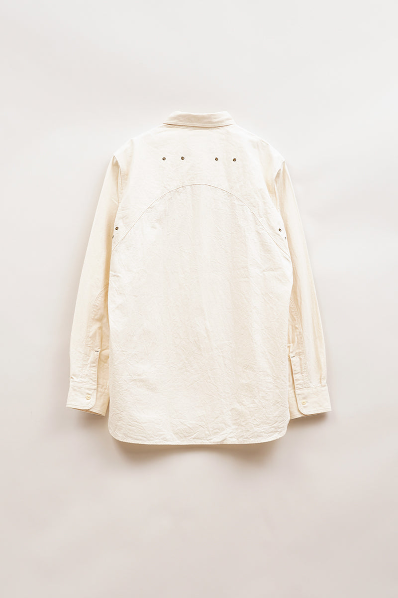 福岡店・オンラインストア限定【ナイジェル・ケーボン】MAN / メディカルシャツ - アイボリー / MEDICAL SHIRT - IVORY