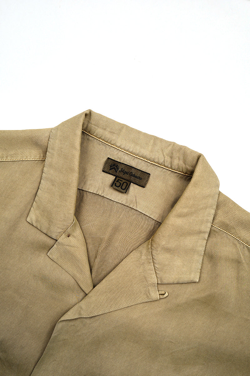 【ナイジェル・ケーボン】MAN / アーミーシャツ - レーヨンピグメント / ARMY SHIRT S/S - RAYON PIGMENT