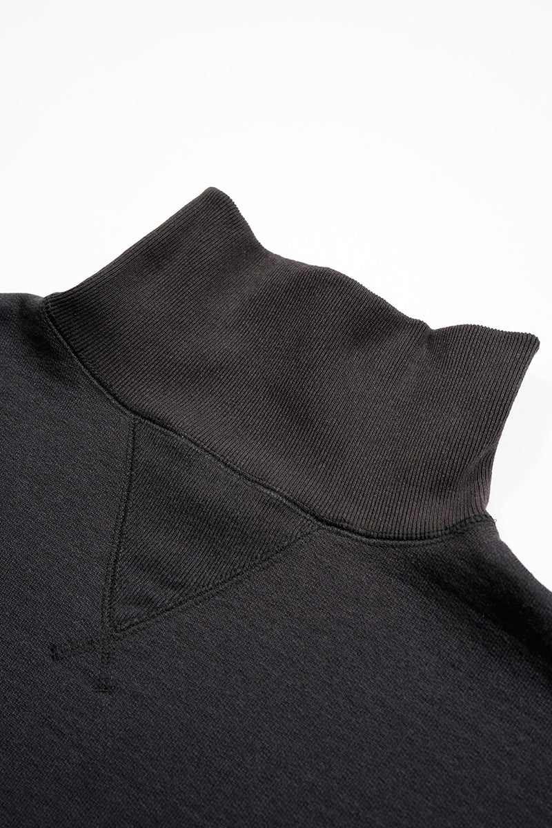 【ナイジェル・ケーボン】MAN / ハイネックスウェットシャツ - ブラック / HIGH NECK SWEAT SHIRT - BLACK
