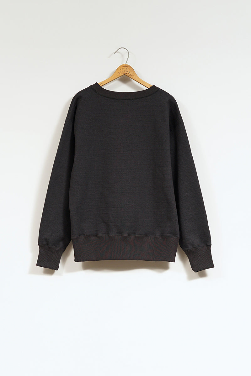 【ナイジェル・ケーボン】MAN / 50s クルーネック - 20.5オンスブラック / 50s CREW NECK - 20.5oz BLACK