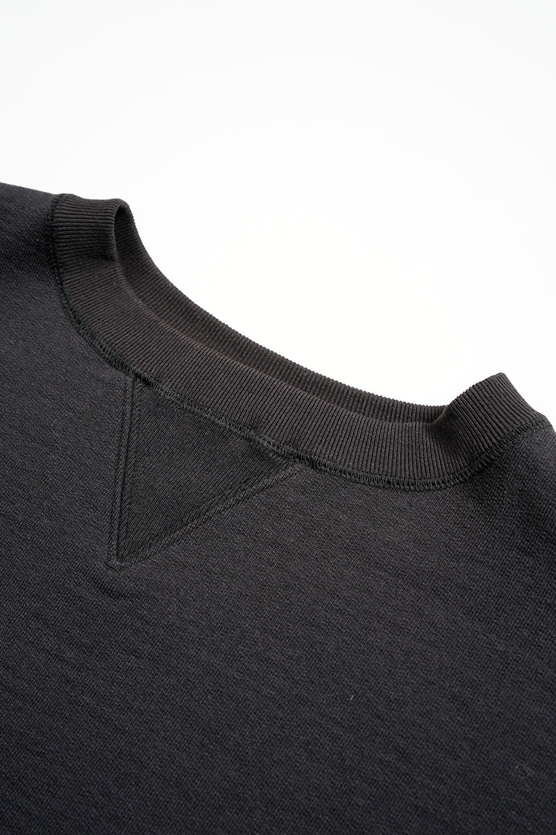 【ナイジェル・ケーボン】MAN / 50s クルーネック - 20.5オンスブラック / 50s CREW NECK - 20.5oz BLACK