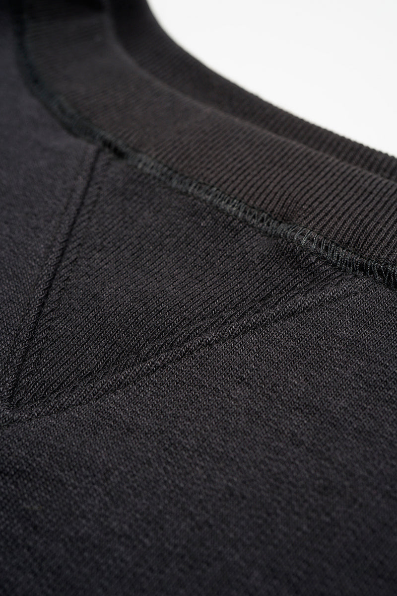 【ナイジェル・ケーボン】MAN / 50s クルーネック - 20.5オンスブラック / 50s CREW NECK - 20.5oz BLACK