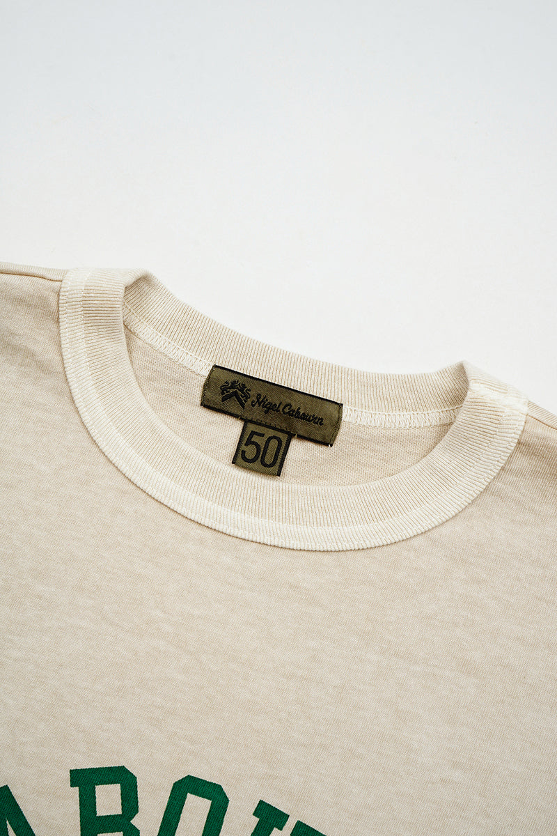 【ナイジェル・ケーボン】MAN /  6オンス プリントTシャツ/ 6oz PRINT T-SHIRT - N.CABOURN