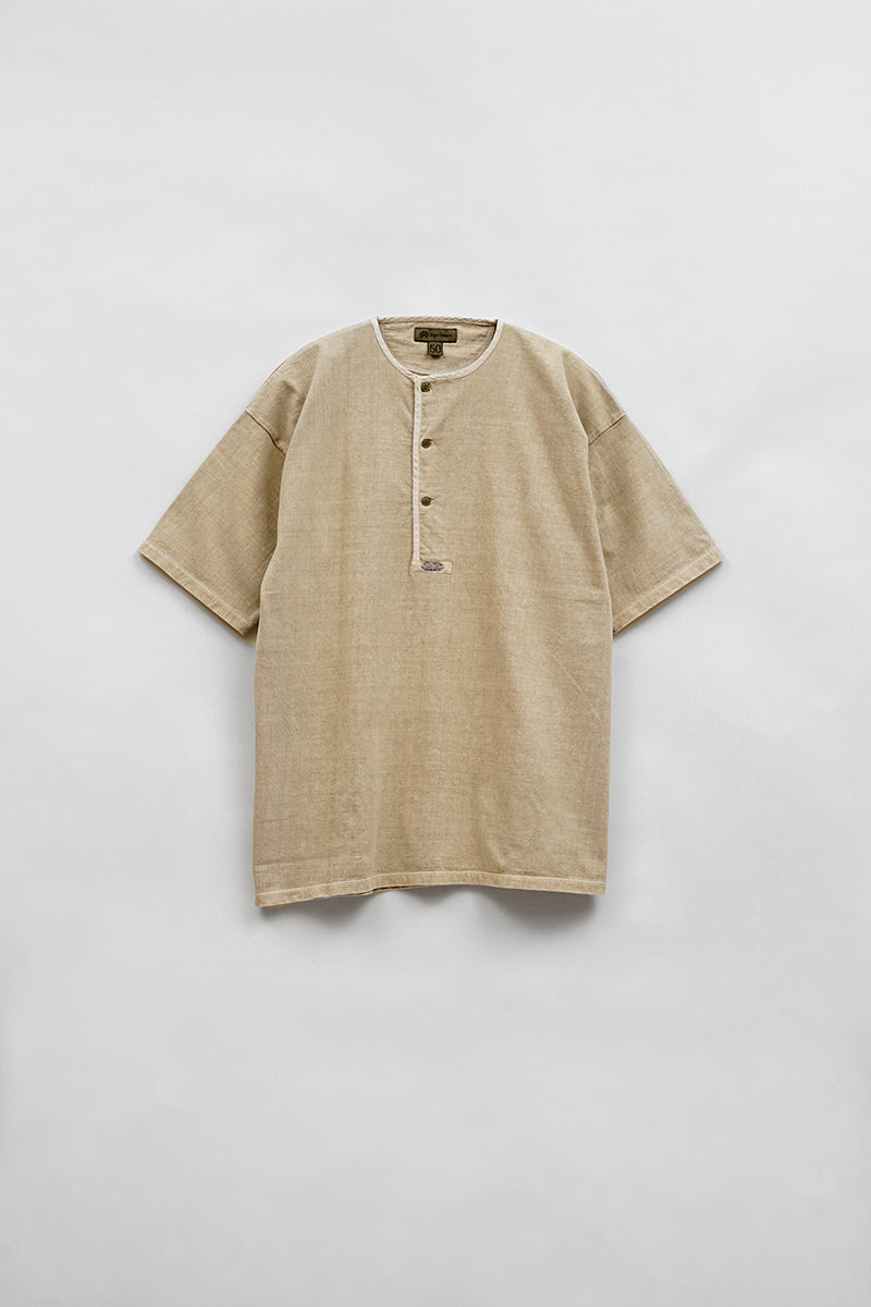 【ナイジェル・ケーボン】MAN / 7.8オンス ヘンリーTシャツ - ピグメント / 7.8oz HENLEY T-SHIRT - PIGMENT