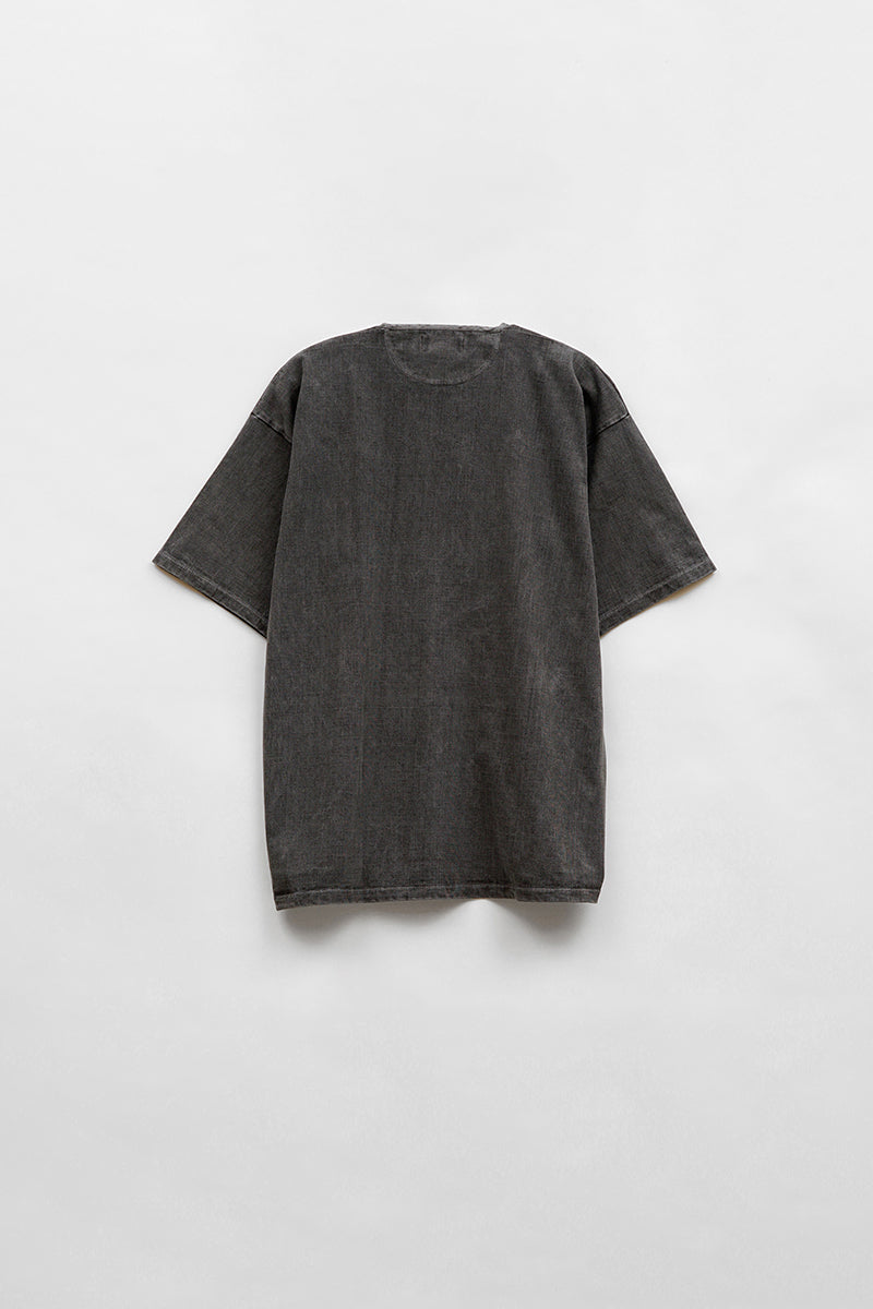 【ナイジェル・ケーボン】MAN / 7.8オンス ヘンリーTシャツ - ピグメント / 7.8oz HENLEY T-SHIRT - PIGMENT