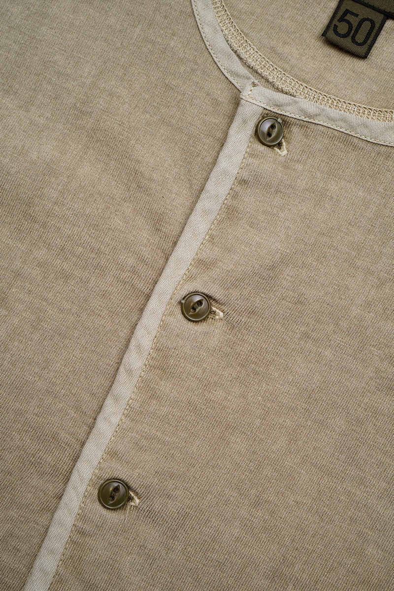 【ナイジェル・ケーボン】MAN / 7.8オンス ヘンリーTシャツ - ピグメント / 7.8oz HENLEY T-SHIRT - PIGMENT