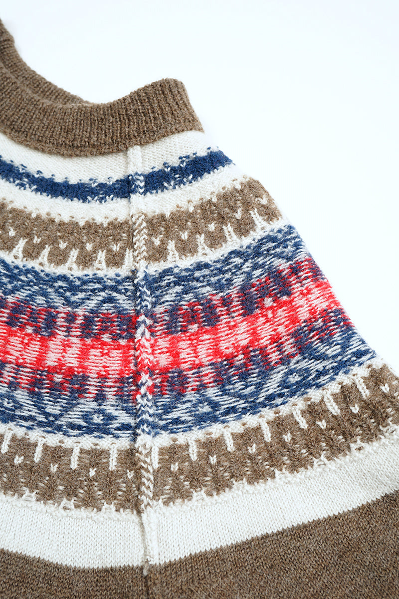 【ナイジェル・ケーボン】MAN / ノルディックセーター - スノーパターン リバーシブル / NORDIC SWEATER - SNOW PATTERN REVERSIBLE