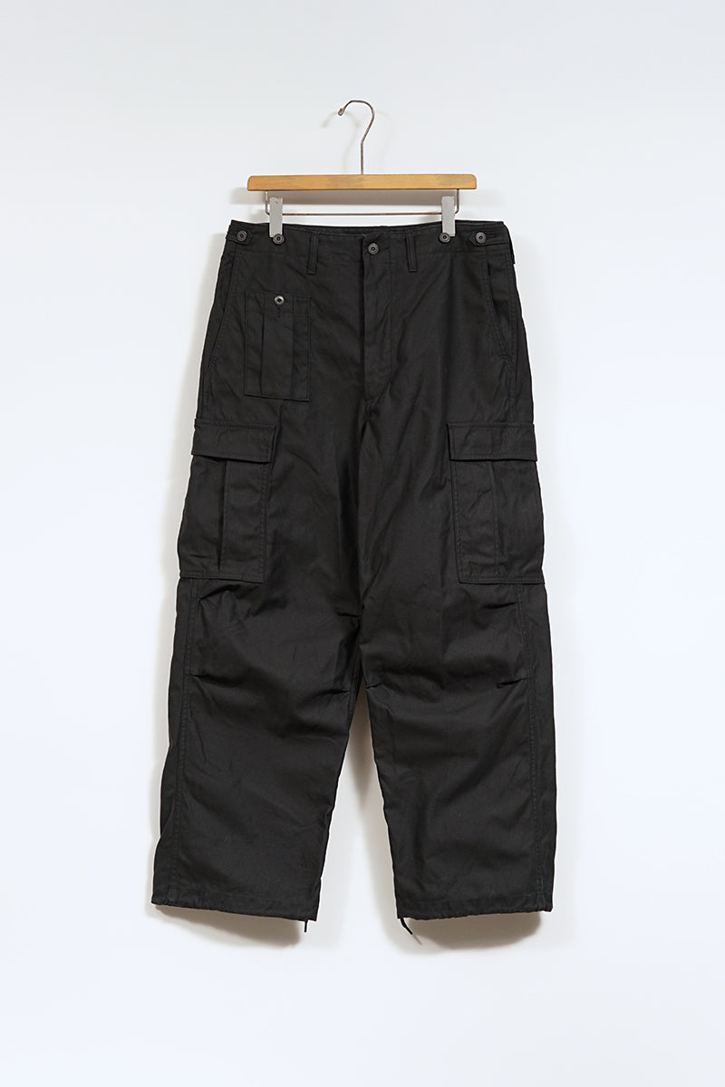 【ナイジェル・ケーボン】UNISEX / アーミーカーゴパンツ - ブラック / ARMY CARGO PANT - BLACK