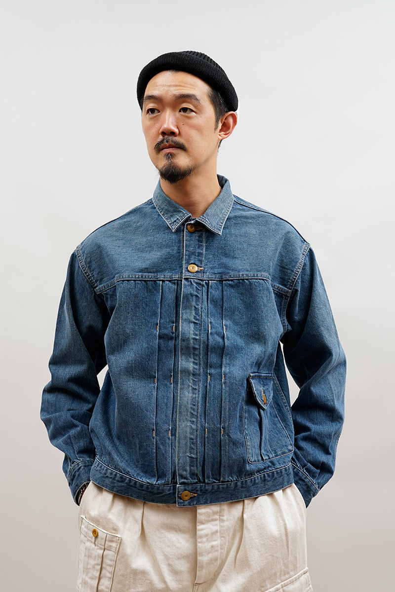直営店・オンラインストア限定【ナイジェル・ケーボン】MAN /  40sデニムジャケット - ヴィンテージウォッシュ / 40s DENIM JACKET - VINTAGE WASH