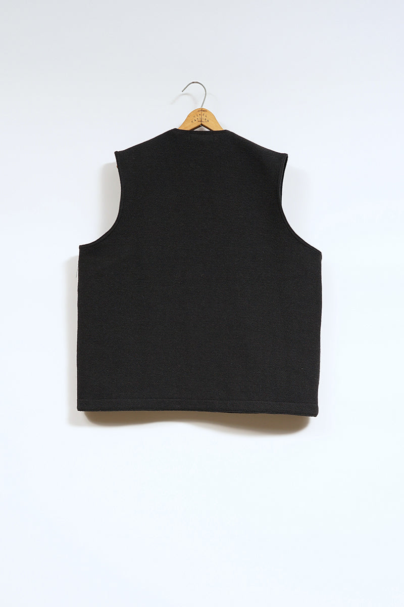 【ナイジェル・ケーボン】MAN / ジップアップベスト - ラグジャカード / ZIP UP VEST - RAG JACQUARD