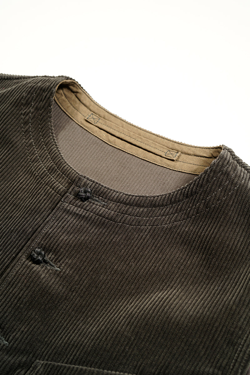 【ナイジェル・ケーボン】MAN /  フレンチワークベスト - 8ウェールコーデュロイ / FRENCH WORK VEST - 8W CORDUROY