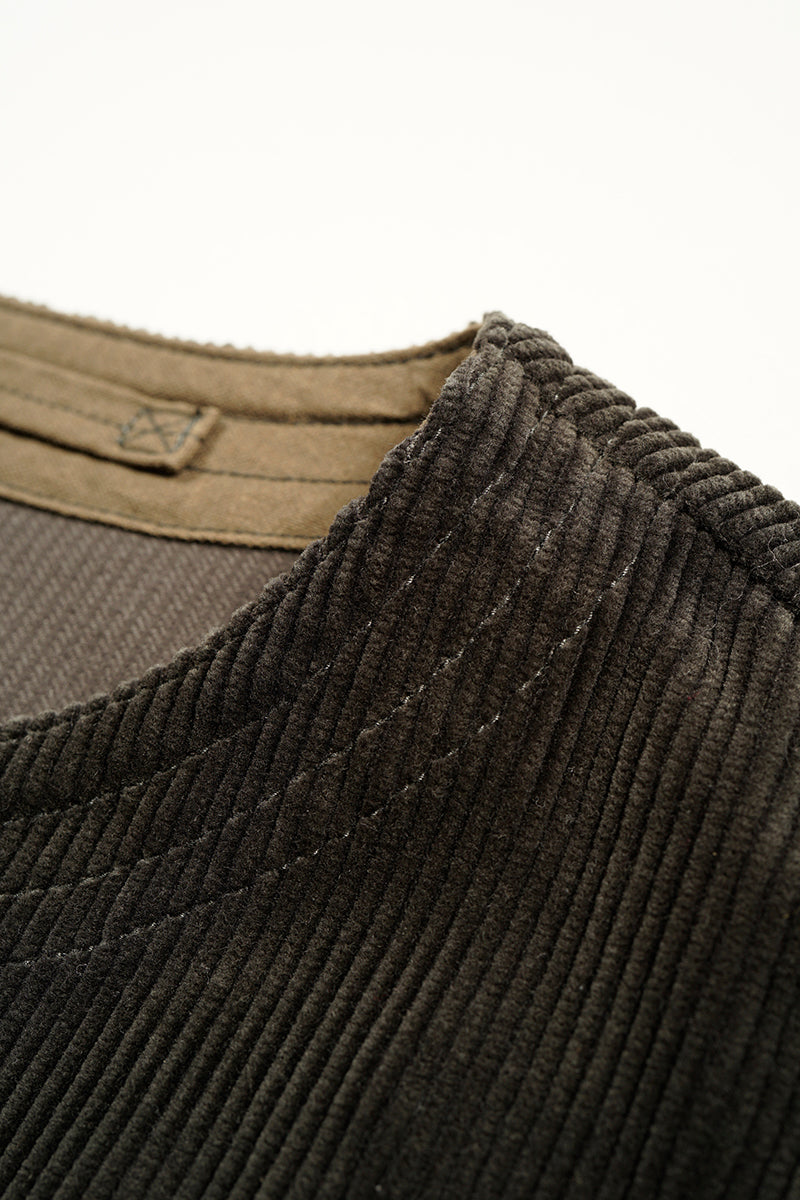 【ナイジェル・ケーボン】MAN /  フレンチワークベスト - 8ウェールコーデュロイ / FRENCH WORK VEST - 8W CORDUROY