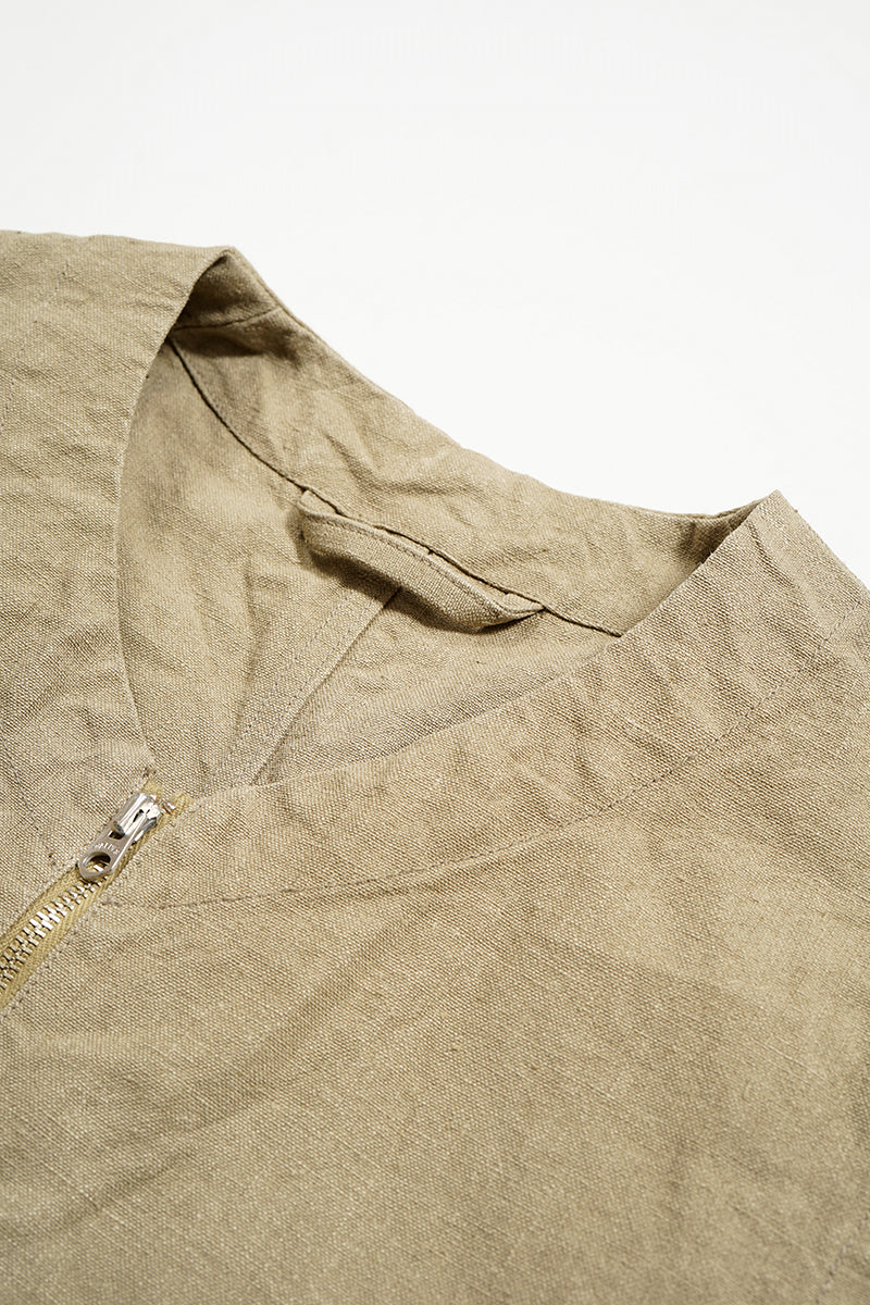 【ナイジェル・ケーボン】MAN / フレンチワークベスト - ヘンプ / FRENCH WORK VEST - HEMP
