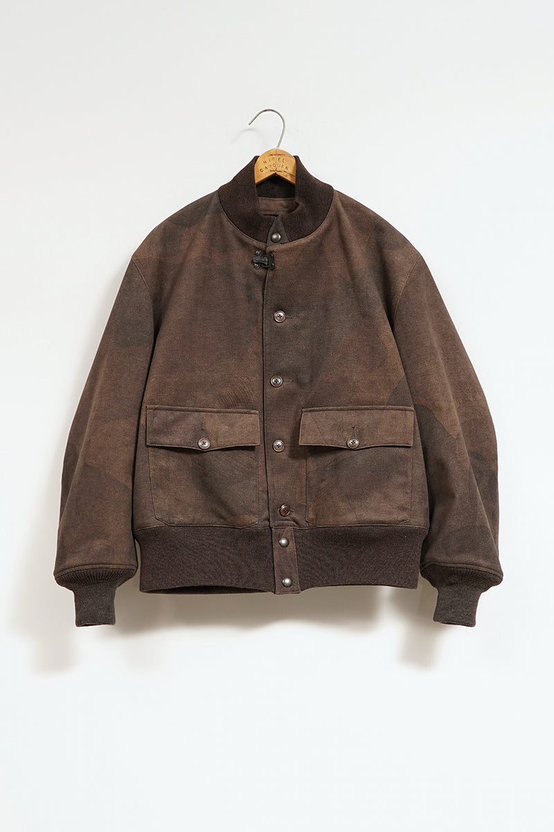 【ナイジェル・ケーボン】MAN / A‐１ジャケット - カモウルトラスウェード / A-1 JACKET - CAMO ULTRA SUEDE