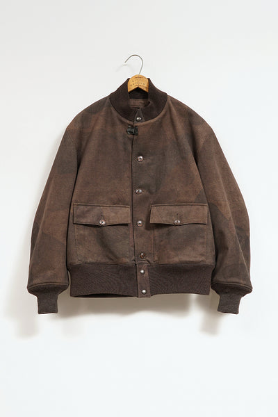 【ナイジェル・ケーボン】MAN / A‐１ジャケット - カモウルトラスウェード / A-1 JACKET - CAMO ULTRA SUEDE