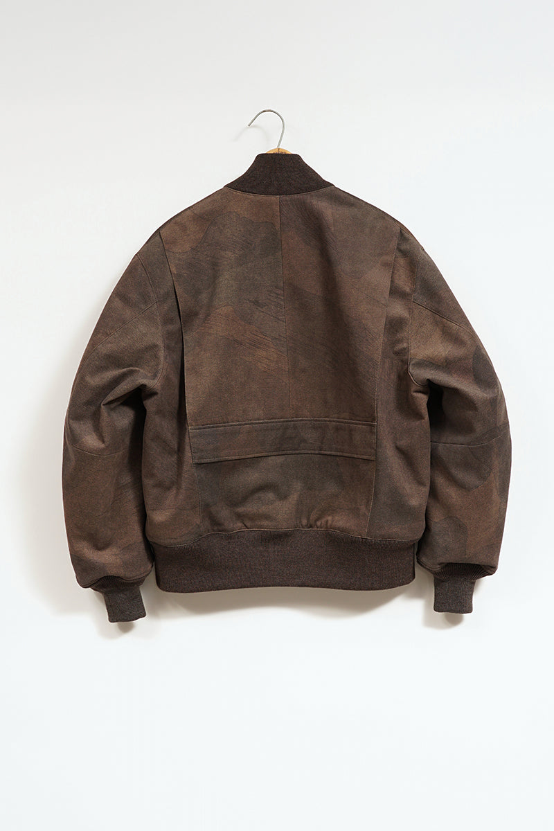 【ナイジェル・ケーボン】MAN / A‐１ジャケット - カモウルトラスウェード / A-1 JACKET - CAMO ULTRA SUEDE