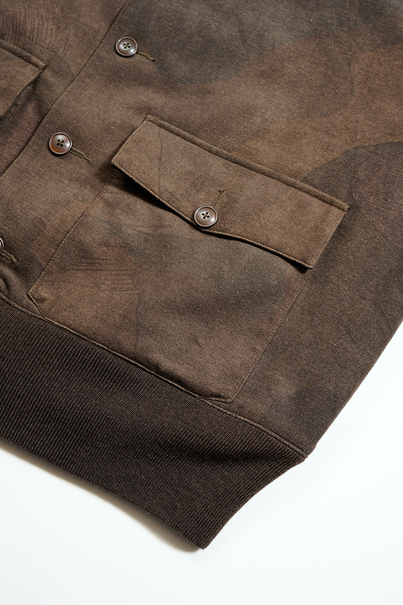 【ナイジェル・ケーボン】MAN / A‐１ジャケット - カモウルトラスウェード / A-1 JACKET - CAMO ULTRA SUEDE