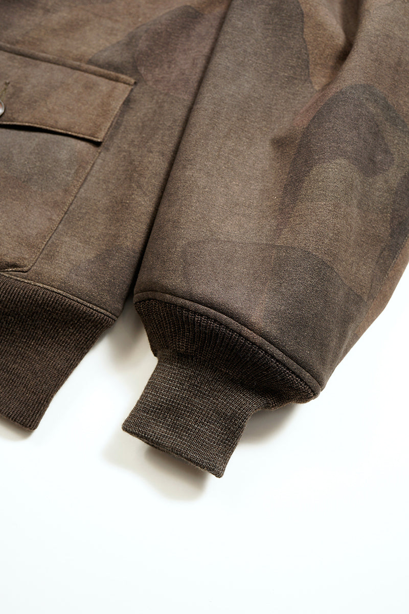 【ナイジェル・ケーボン】MAN / A‐１ジャケット - カモウルトラスウェード / A-1 JACKET - CAMO ULTRA SUEDE