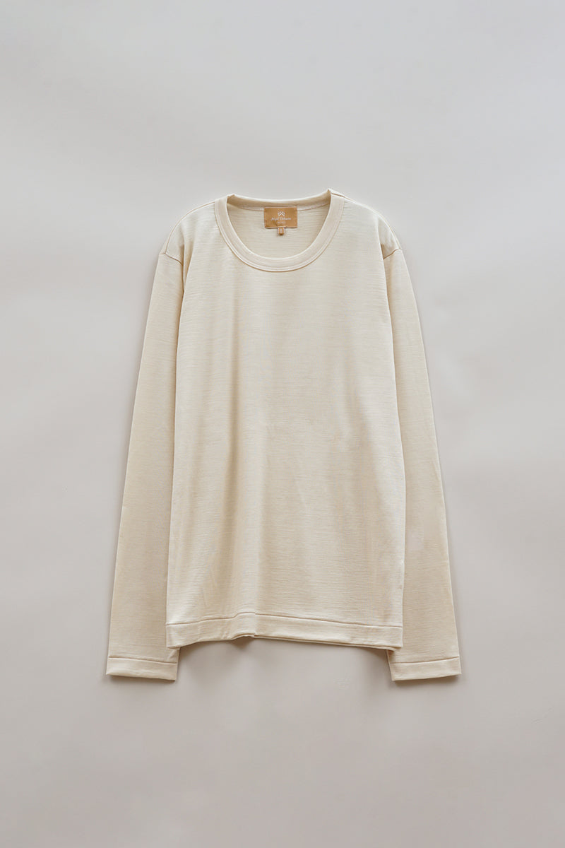 【ナイジェル・ケーボン】WOMAN / レーシーニット カラー Tシャツ /  LACEY KNIT COLLAR T-SH
