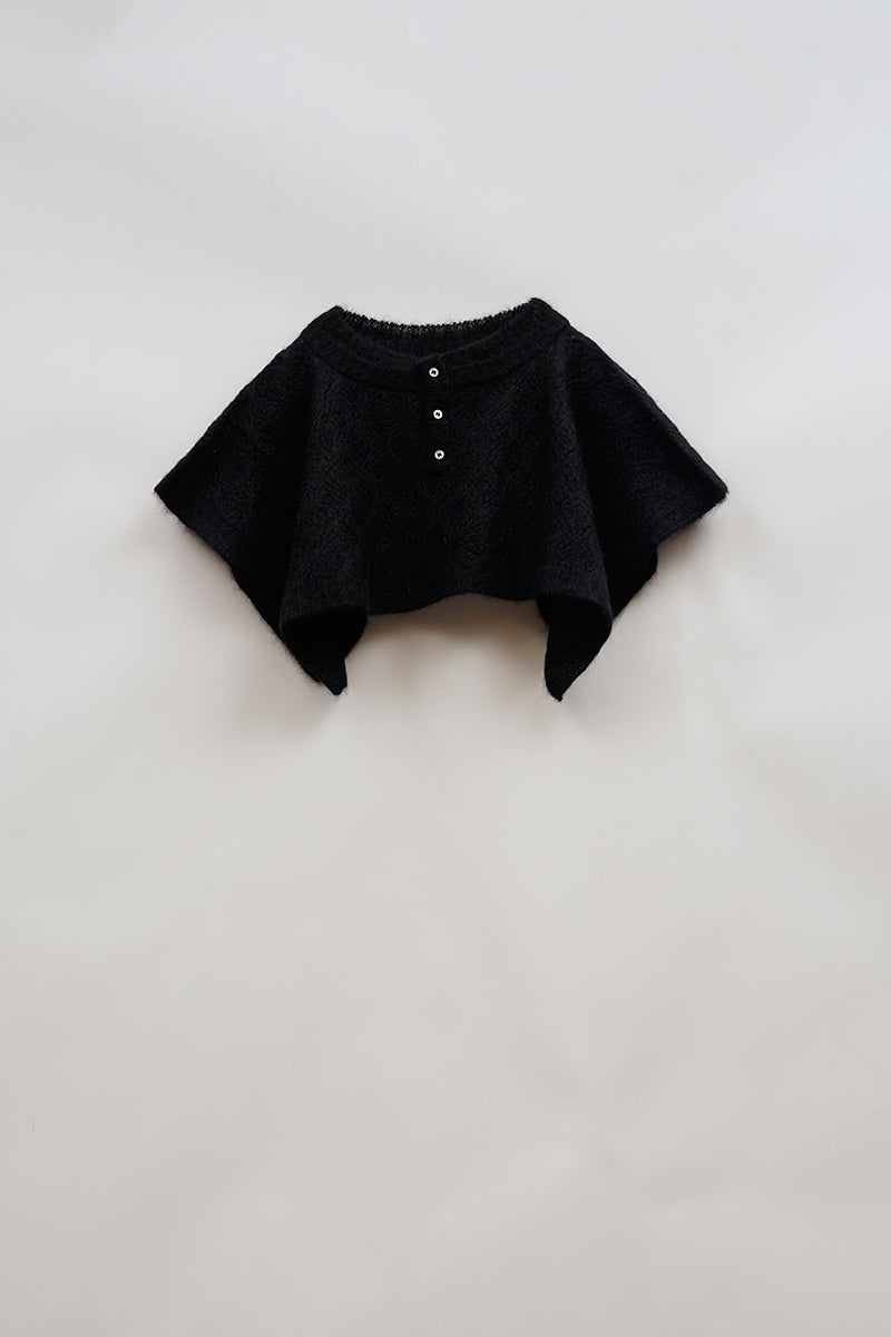 【ナイジェル・ケーボン】WOMAN / レーシーニット カラー Tシャツ /  LACEY KNIT COLLAR T-SH