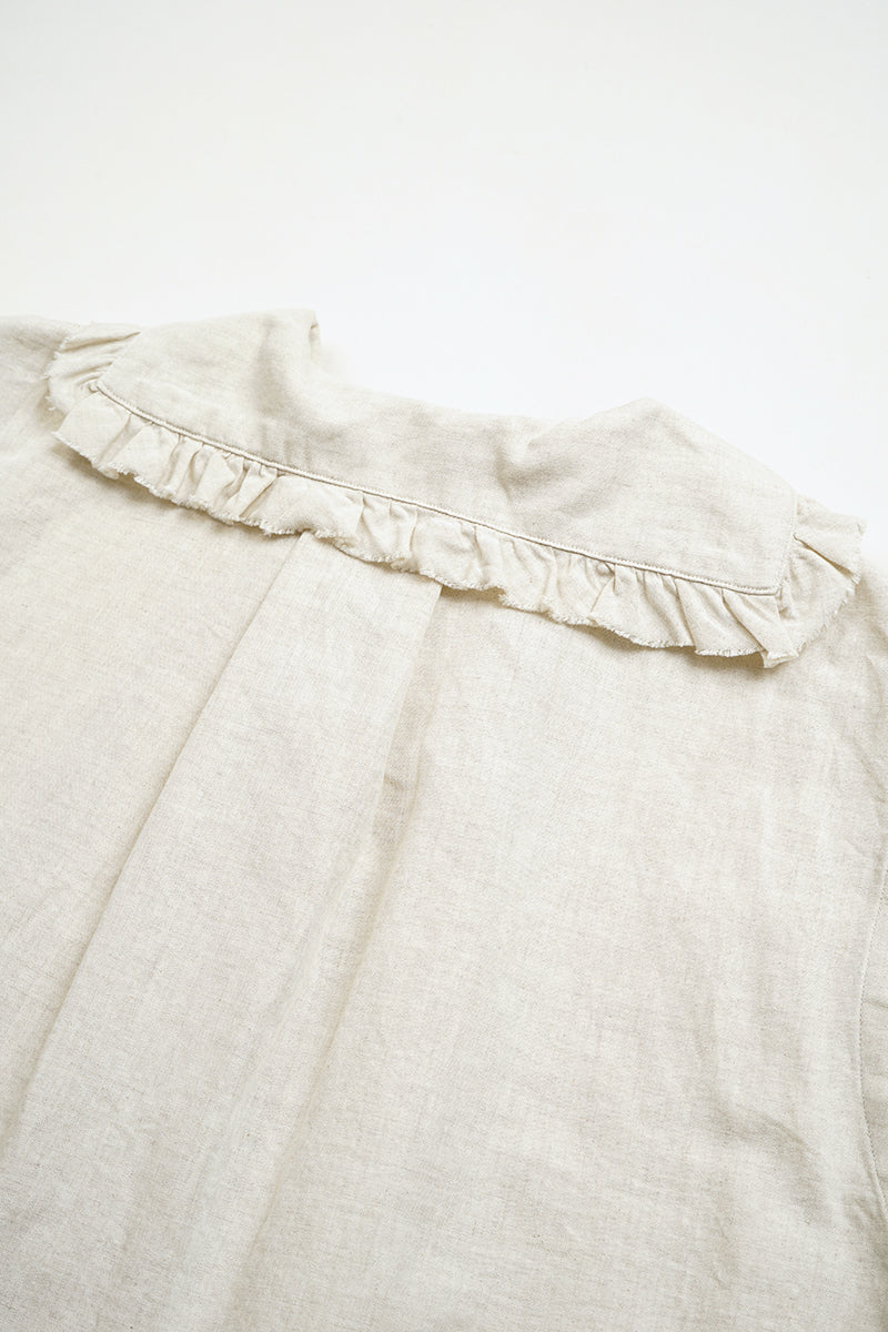 オンラインストア・吉祥寺店限定【ナイジェル・ケーボン】WOMAN / マリンブラウス -コットンリネン / MARINE BLOUSE C/L