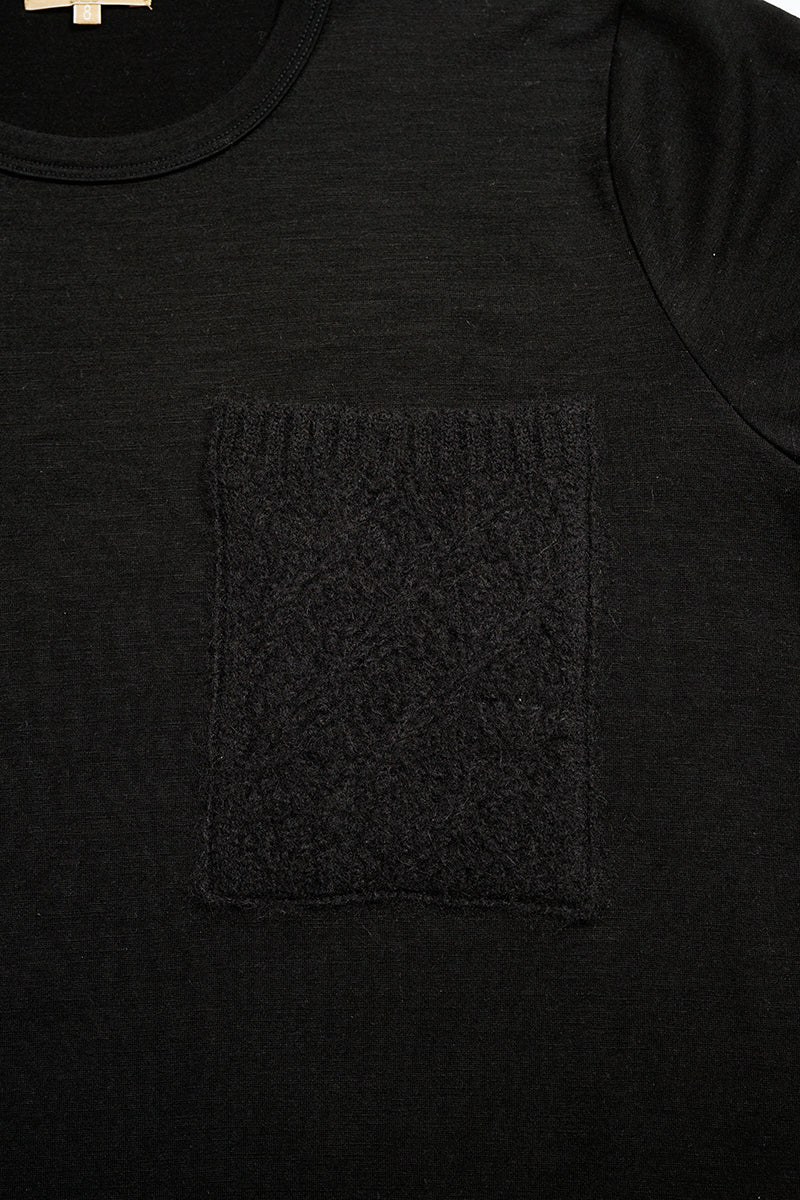 【ナイジェル・ケーボン】WOMAN / レーシーニット ポケット Tシャツ / LACEY KNIT POCKET T-SH