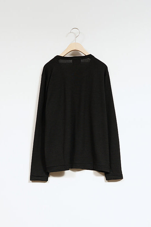 【ナイジェル・ケーボン】WOMAN / レーシーニット カラー Tシャツ /  LACEY KNIT COLLAR T-SH