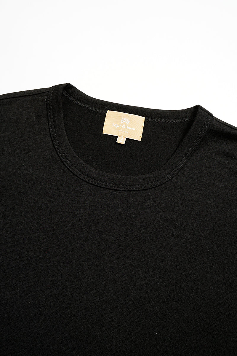 【ナイジェル・ケーボン】WOMAN / レーシーニット カラー Tシャツ /  LACEY KNIT COLLAR T-SH
