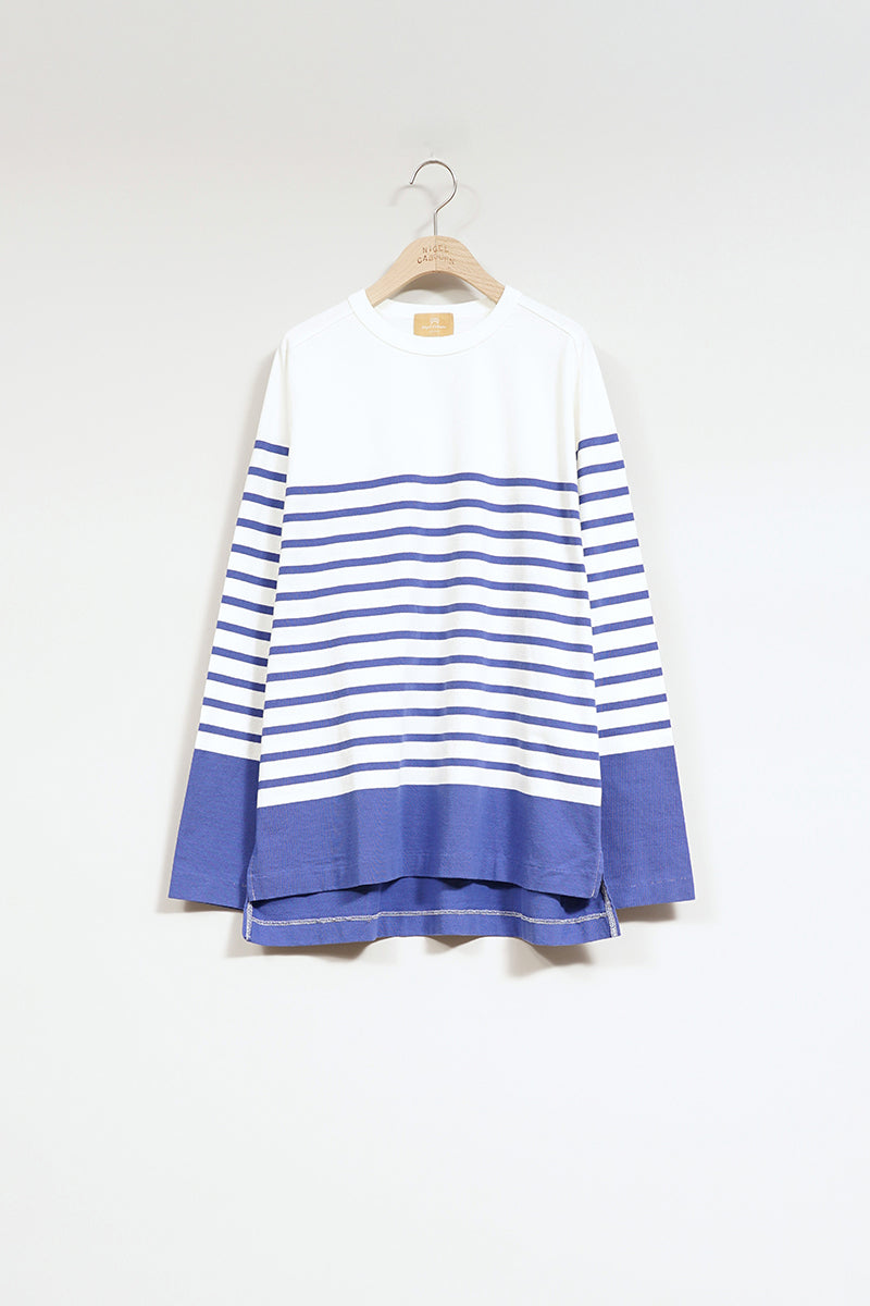 【ナイジェル・ケーボン】WOMAN / 5.6oz ロングスリーブ ボーダー / 5.6oz LONG SLEEVE BORDER