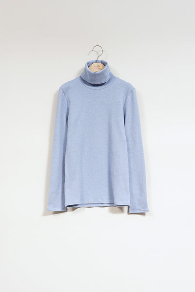 【ナイジェル・ケーボン】WOMAN / ハイネックロングスリーブ -コットンシルク / HIGH NECK LONG SLEEVE - COTTON SILK