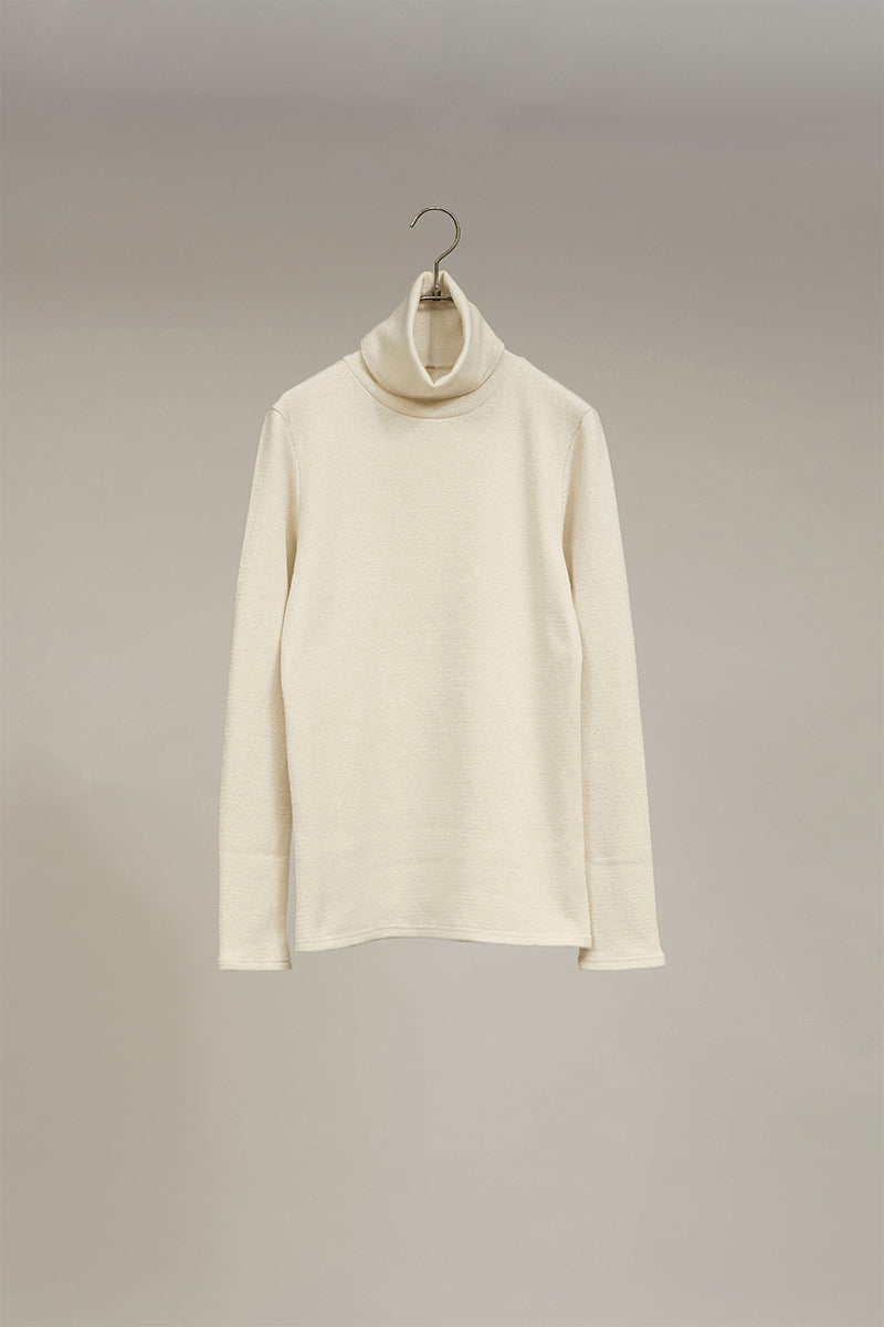【ナイジェル・ケーボン】WOMAN / ハイネックロングスリーブ -コットンシルク / HIGH NECK LONG SLEEVE - COTTON SILK