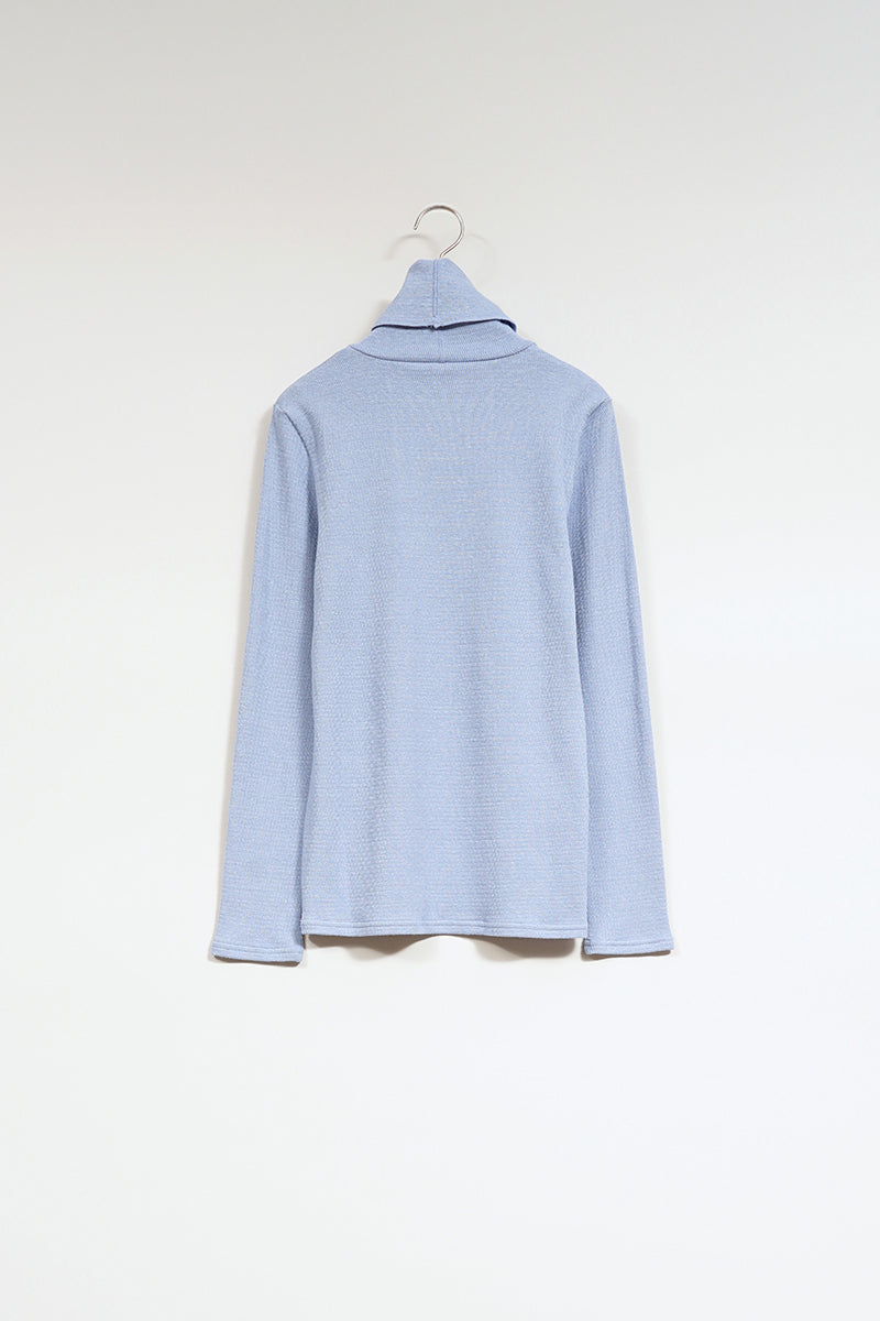 【ナイジェル・ケーボン】WOMAN / ハイネックロングスリーブ -コットンシルク / HIGH NECK LONG SLEEVE - COTTON SILK