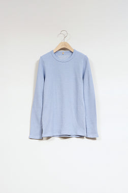【ナイジェル・ケーボン】WOMAN / クルーネックロングスリーブ -コットンシルク / CREW NECK LONG SLEEVE - COTTON SILK