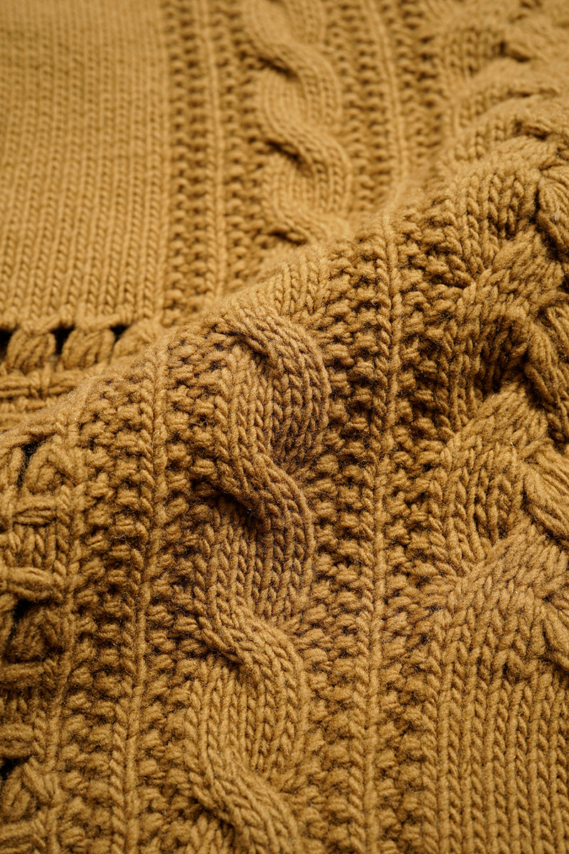 【ナイジェル・ケーボン】WOMAN / ミックスケーブル クルーネック / MIX CABLE CREW NECK