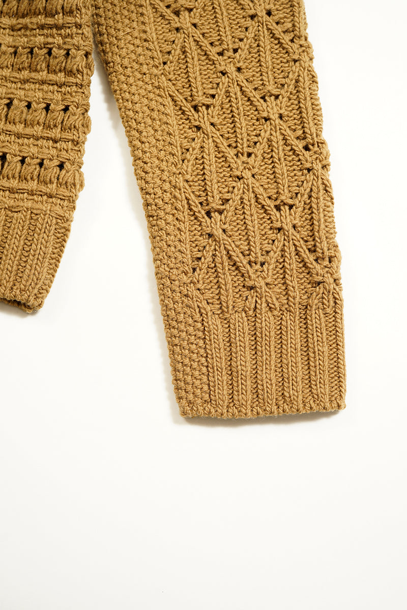 【ナイジェル・ケーボン】WOMAN / ミックスケーブル クルーネック / MIX CABLE CREW NECK