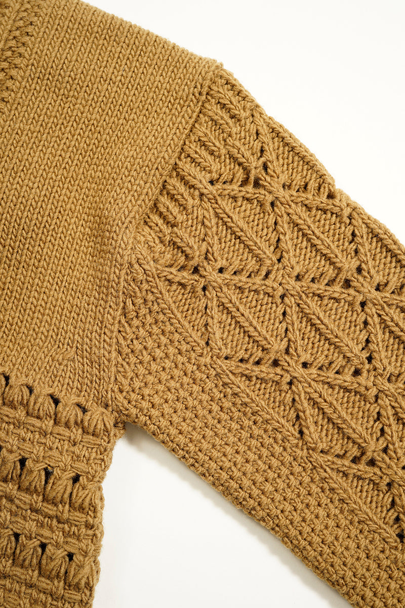 ナイジェル・ケーボン】WOMAN / ミックスケーブル クルーネック / MIX