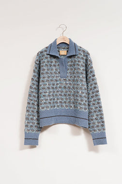 【ナイジェル・ケーボン】WOMAN / スキッパーニット ファンシーツイード / SKIPPER KNIT FANCY TWEED