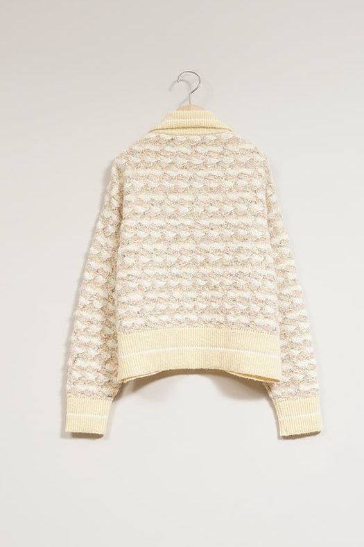 【ナイジェル・ケーボン】WOMAN / スキッパーニット ファンシーツイード / SKIPPER KNIT FANCY TWEED