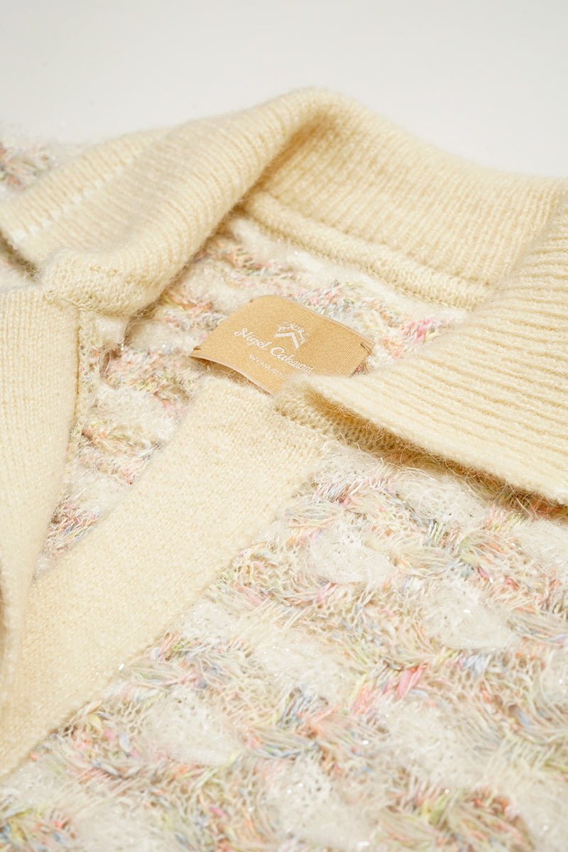 【ナイジェル・ケーボン】WOMAN / スキッパーニット ファンシーツイード / SKIPPER KNIT FANCY TWEED